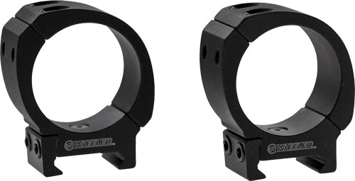 WHEELER SPORTER WEAVER/PIC - SCOPE RINGS 1" MED MT BLACK
