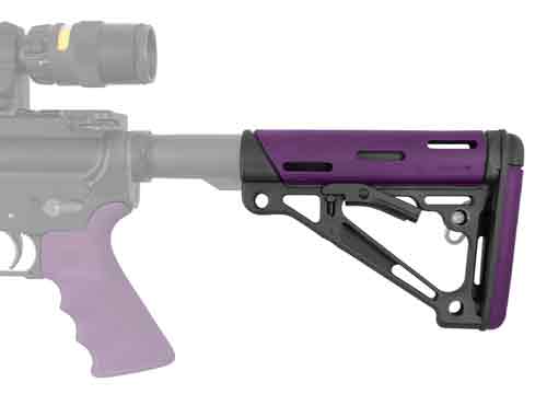 HOGUE AR-15 COLLAPSIBLE STOCK - PURPLE RUBBER MIL-SPEC HOGUE AR-15 COLLAPSIBLE STOCK - PURPLE RUBBER MIL-SPEC - Image 2