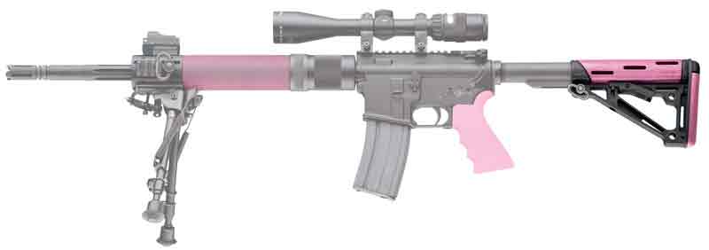 HOGUE AR-15 COLLAPSIBLE STOCK - PINK RUBBER MIL-SPEC HOGUE AR-15 COLLAPSIBLE STOCK - PINK RUBBER MIL-SPEC - Image 2