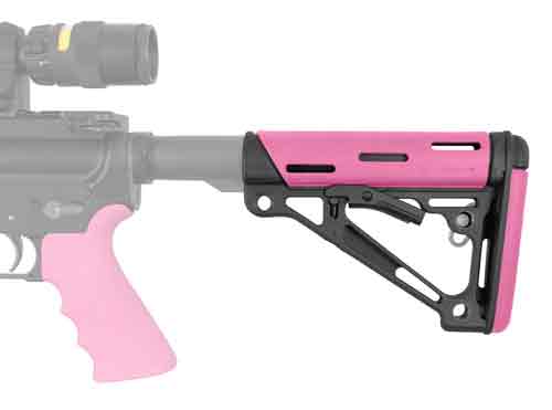 HOGUE AR-15 COLLAPSIBLE STOCK - PINK RUBBER MIL-SPEC HOGUE AR-15 COLLAPSIBLE STOCK - PINK RUBBER MIL-SPEC - Image 3
