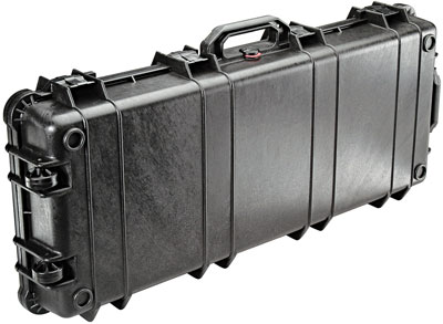 PELICAN 1700 CASE W/ WHEELS - 3 PC FOAM FITS 34" GUNS BLACK