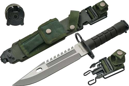 SZCO RITE EDGE 7.75" M-9 - COMMANDO KNIFE W/SHEATH