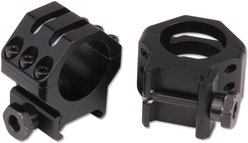 WEAVER RINGS 6-HOLE TACTICAL - 1" HIGH MATTE .400"