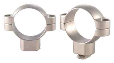 LEUPOLD RINGS STANDARD 1" - HIGH SILVER