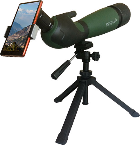 KONUS SPOTTING SCOPE 20-60X80 - TRIPOD & SMART PHONE ADAPTER KONUS SPOTTING SCOPE 20-60X80 - TRIPOD & SMART PHONE ADAPTER - Image 2