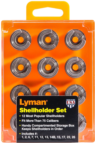 LYMAN X-SHELLHOLDER 12 PIECE - SET & STORAGE BOX LYMAN X-SHELLHOLDER 12 PIECE - SET & STORAGE BOX - Image 2