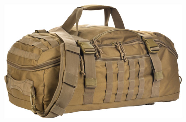 RED ROCK TRAVELER DUFFLE BAG - BACKPACK OR LUGGAGE COYOTE