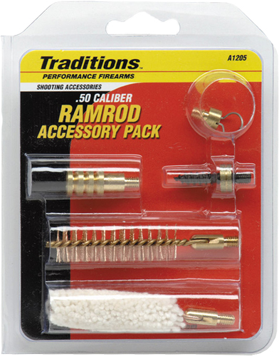 TRADITIONS RAMROD ACCY TIPS - 50 CALIBER 10/32 THREADS 6PC