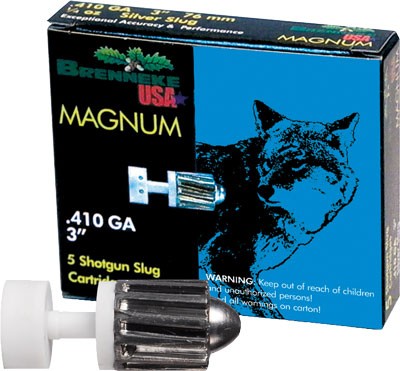 BRENNEKE USA CLASSIC MAG 410 - 3" 1/4OZ SLUG 5RD 90BX/CS