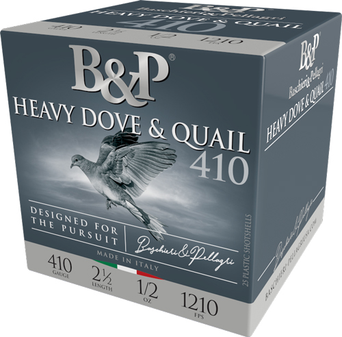 B&P 410 2.5" 1/2OZ #7.5 - 1210FPS 250RD CASE LOT