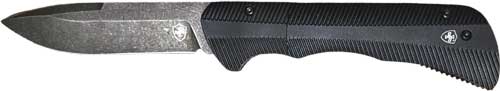 TEMPLAR KNIFE AUTO FOLDER - 3.25" PWDR D2 STNWSH/BLK DROP