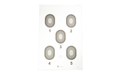 ACTION TGT 5 BULLSEYE CRM 100PK