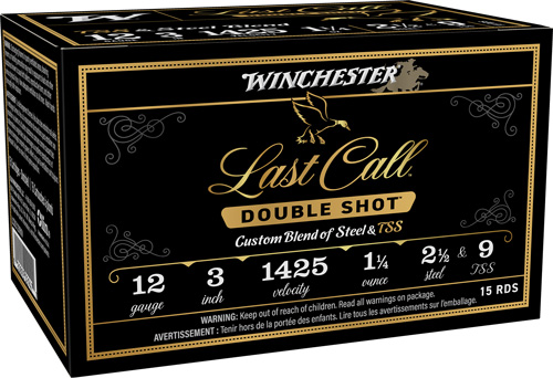 WINCHESTER LAST CALL 12GA 3" - 1-1/4OZ #2.5 & #9 25RD 10BX/CS