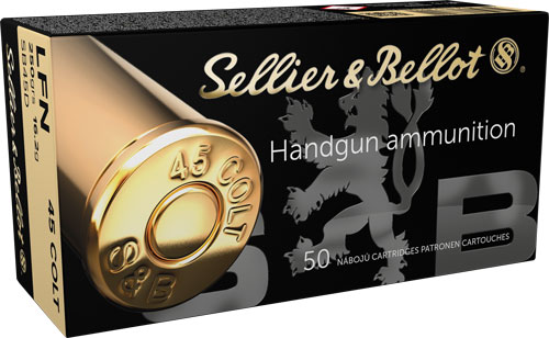 S&B 45 LC 250GR LEAD-FP - 50RD 12BX/CS