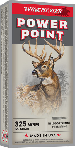 WINCHESTER SUPER-X 325 WSM - 220GR POWER POINT 20RD 10BX/CS WINCHESTER SUPER-X 325 WSM - 220GR POWER POINT 20RD 10BX/CS - Image 2