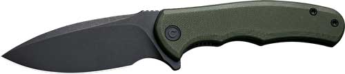 CIVIVI KNIFE MINI PRAXIS 2.98" - OD GREEN G10/BLACK STNWSH D2