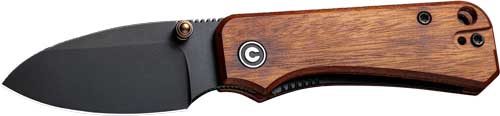 CIVIVI KNIFE BABY BANTER 2.34" - WOOD/BLACK STONEWASH LINERLCK