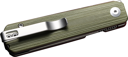 CIVIVI KNIFE SENDY 2.83" - MILLED GREEN/RED G-10 SATIN