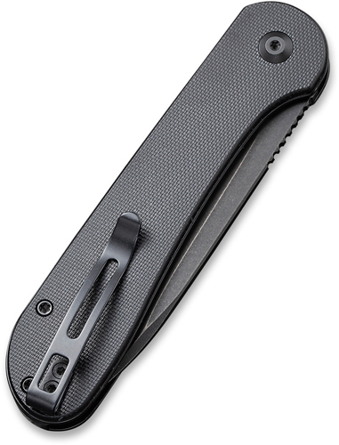 CIVIVI KNIFE ELEMENTUM 3.47" - BLACK G-10/BLACK STONEWASH