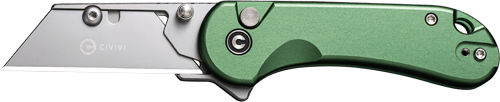 CIVIVI UTILITY KNIFE ELEMENTUM - 2.26" GREEN W/3 EXTRA BLADES