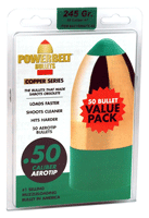 CVA POWERBELT BULLETS AERO TIP - 50 CALIBER 245GR 50-COUNT