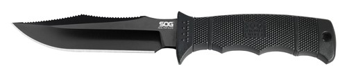 SOG KNIFE SEAL PUP ELITE - BLACK W/SHEATH