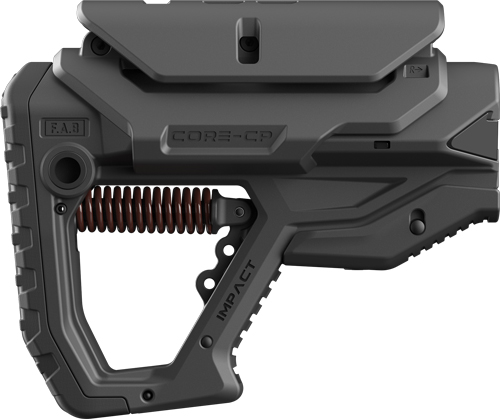 F.A.B. DEFENSE IMPACT RECOIL - BUTTSTOCK AR-15 BLK W/CHK REST