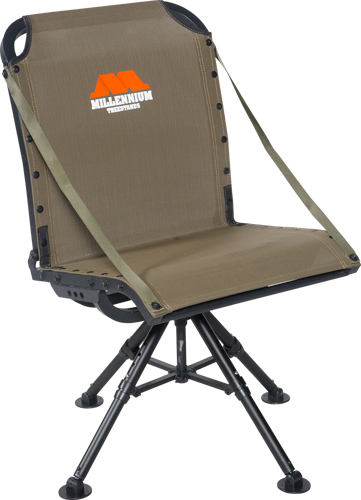 MILLENNIUM GROUND BLIND CHAIR - ADJUSTABLE 4 LEG 360 SWIVEL