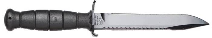 GLOCK FIELD KNIFE W/SAW BLACK PKG