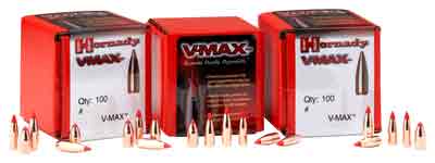 HORNADY BULLETS 6MM .243 - 58GR V-MAX 100CT 40BX/CS