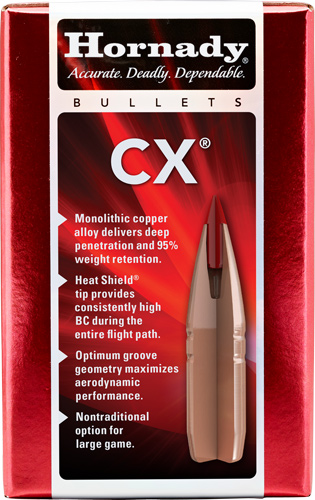 HORNADY BULLETS 30 CAL .308 - 190GR CX 50CT 25BX/CS
