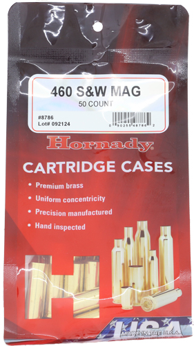 HORNADY UNPRIMED CASES 460 SW - 50 PACK 5PK/CS