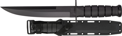 KA-BAR MODIFIED TANTO 8" PLAIN - EDGE BLADE W/HARD PLASTIC SHTH