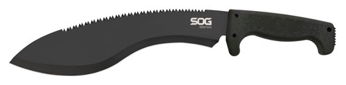 SOG MACHETE SOGFARI KUKRI - BLACK W/SHEATH