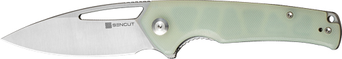 SENCUT KNIFE MIMS 3.48" - NATURAL G10/SATIN LINER LOCK