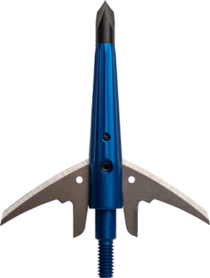 SWHACKER BROADHEAD LEVI MORGAN - 2-BLD CURVED 100GR 2" CUT 3PK