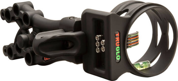 TRUGLO BOW SIGHT CARBON XS - XTREME 5-PIN .019DIA BLACK