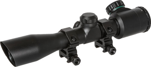 TRUGLO CROSSBOW SCOPE 4X32 - BLACK WITH RINGS