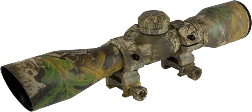 TRUGLO CROSSBOW SCOPE 4X32 - CAMO WITH RINGS