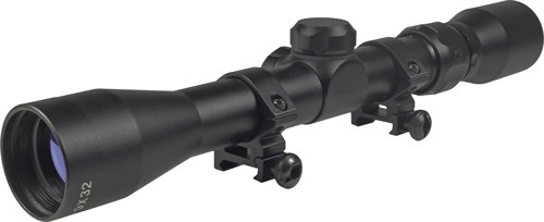 TRUGLO SCOPE BUCKLINE 3-9X32MM - BDC BLACK W/WEAVER RINGS