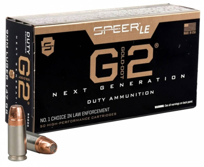 CCI/SPEER LE G2 DUTY 9MM 147GR