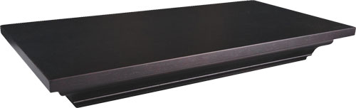LOCKDOWN IN PLAIN SIGHT SHELF - STAINED 24"WX11.75"HX3.25"D
