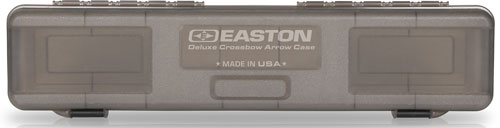 EASTON DELUXE CROSSBOW BOLT - BOX HOLDS 12 XBOW BOLTS GREY