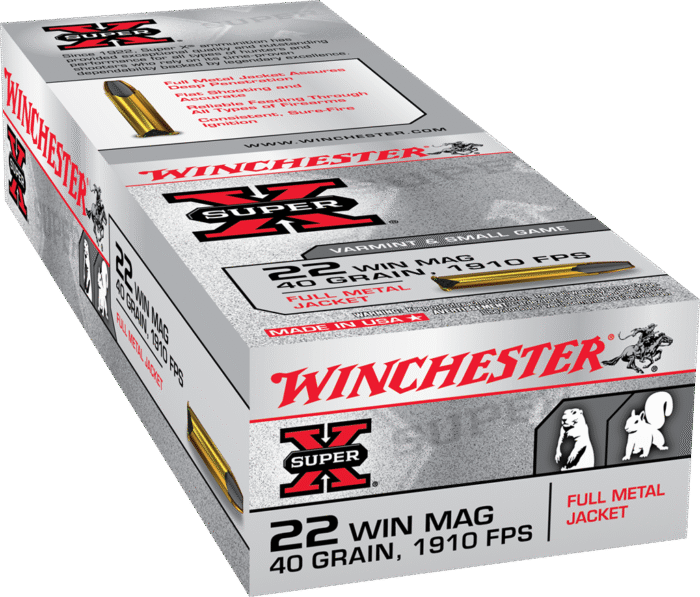 WINCHESTER SUPER-X HV 22WM 40GR FMJ
